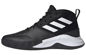 Adidas OwnTheGame basketball shoes, black/white