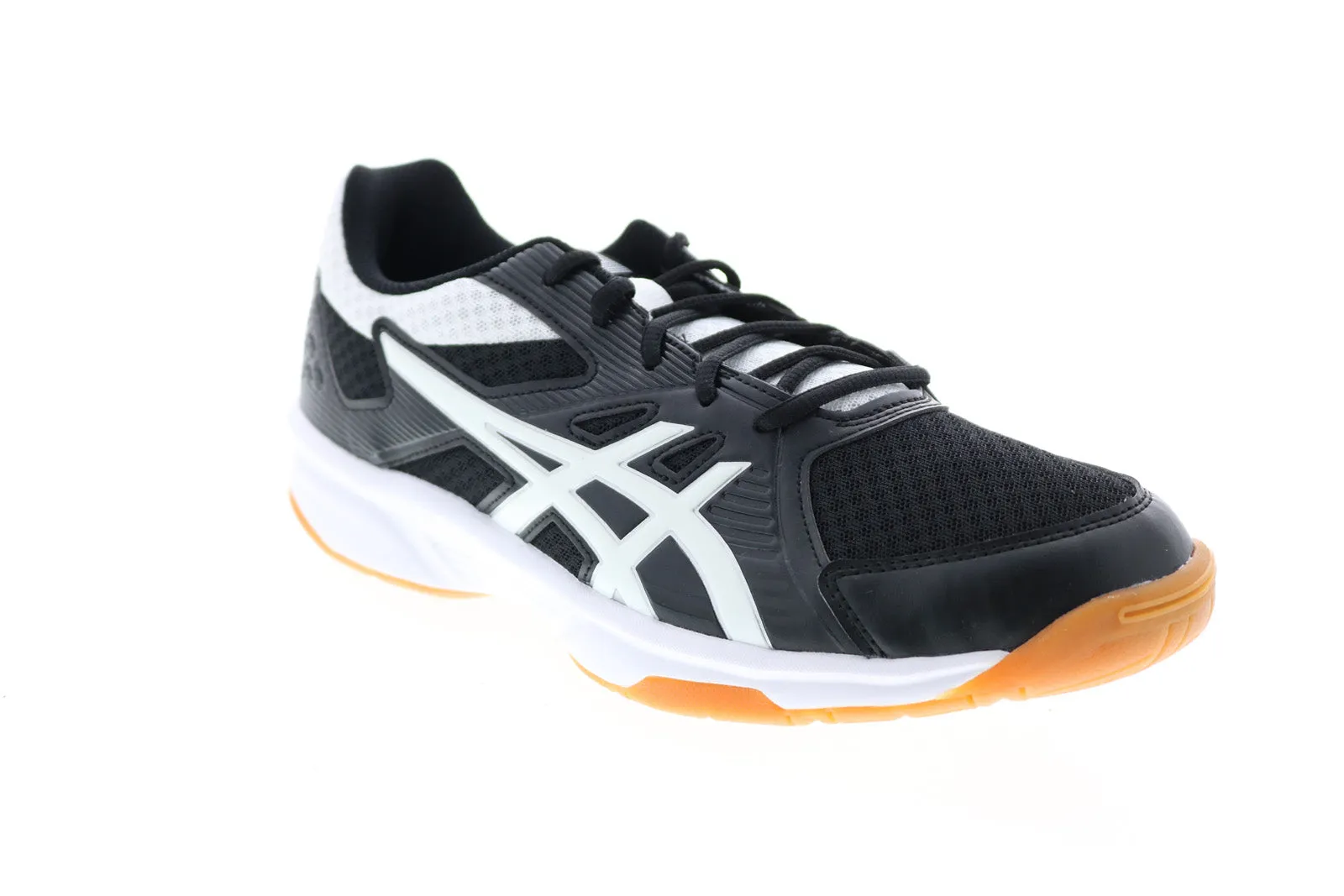 Asics Upcourt 3 1072A031-011 Mens Black Mesh Athletic Volleyball Shoes