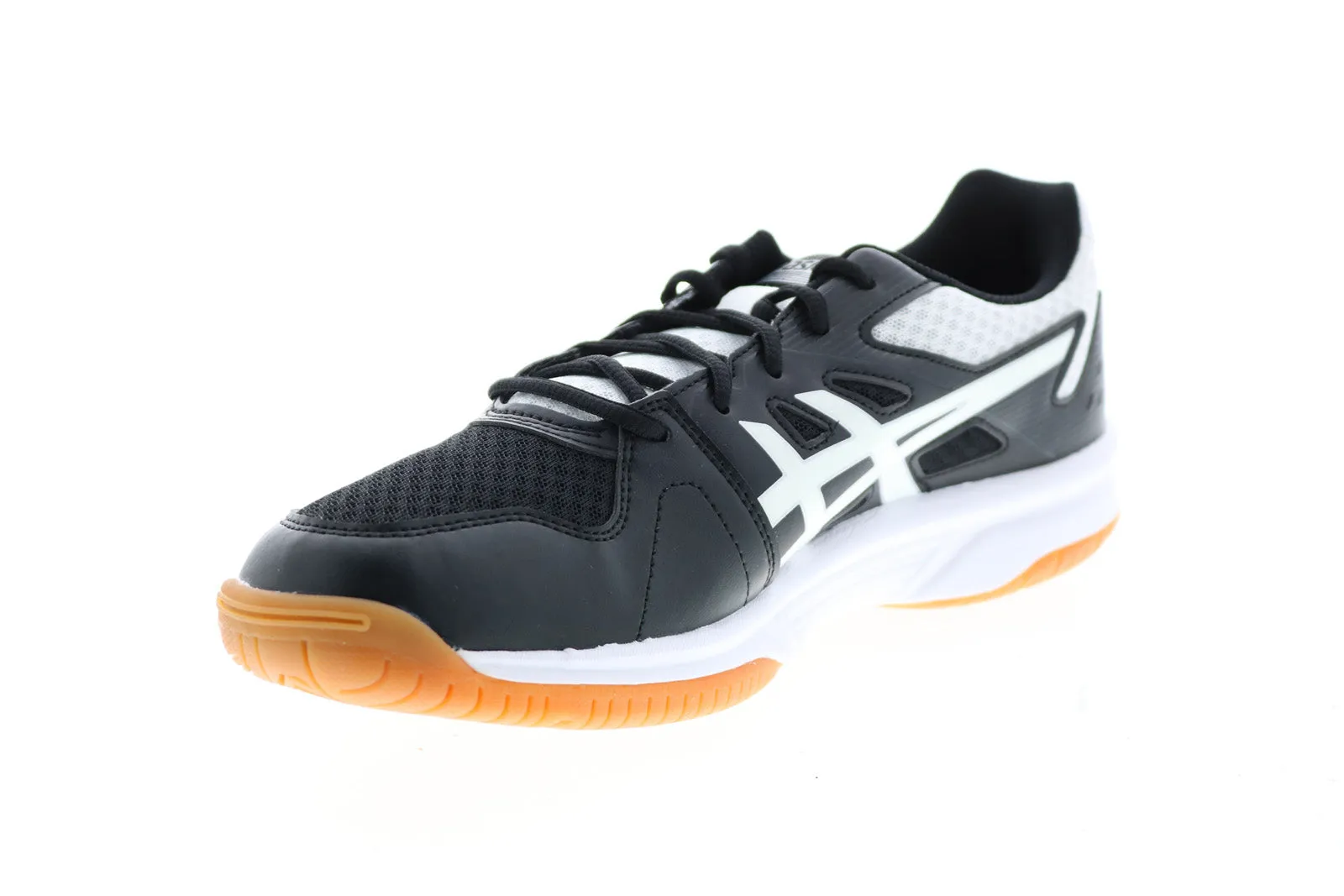 Asics Upcourt 3 1072A031-011 Mens Black Mesh Athletic Volleyball Shoes