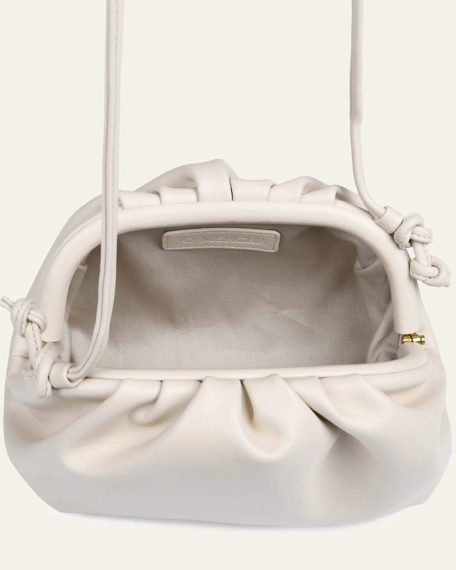 BAMBIE CROSS BODY BAG BONE LEATHER