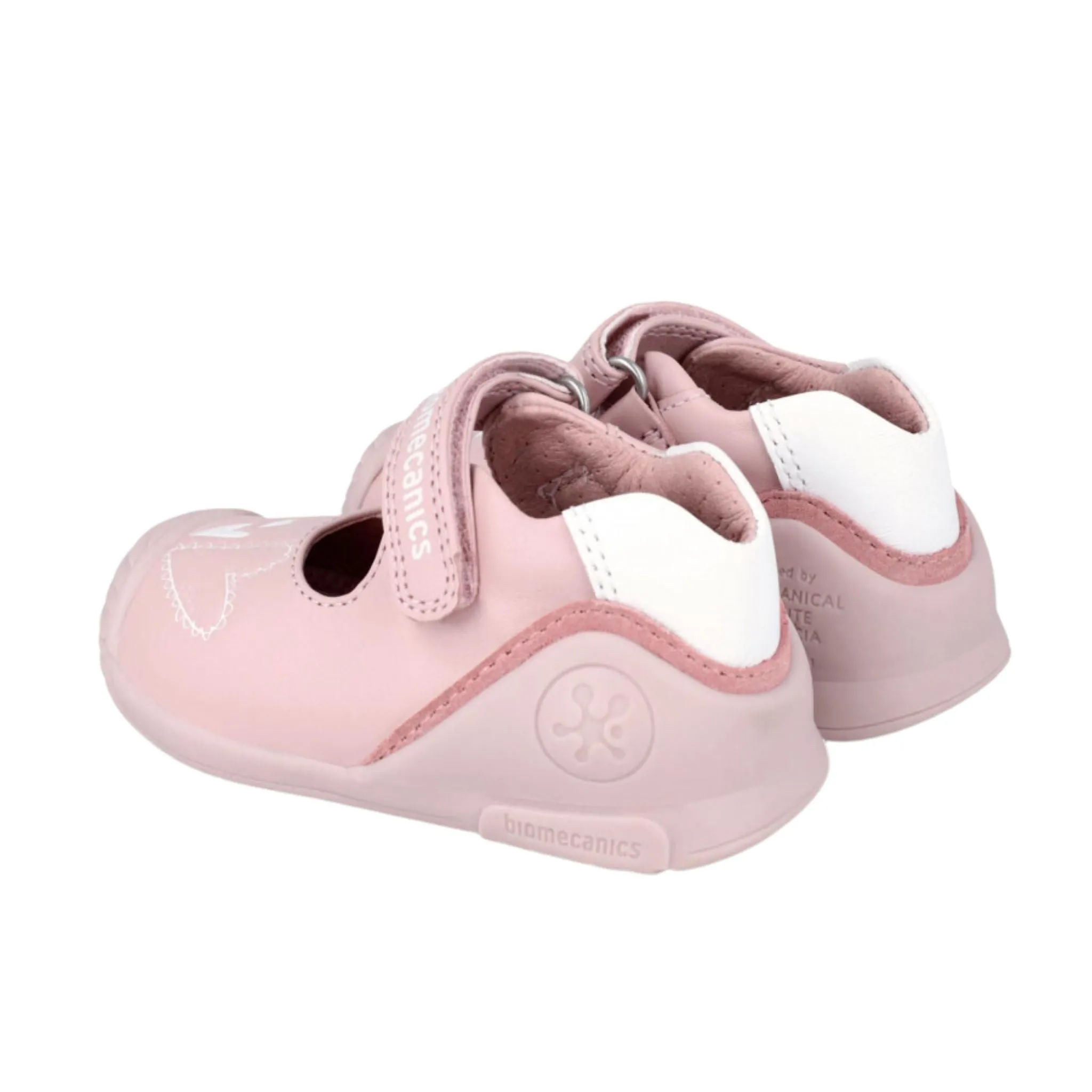 Biogateo Triple Heart Dusty Pink Mary Jane Shoes