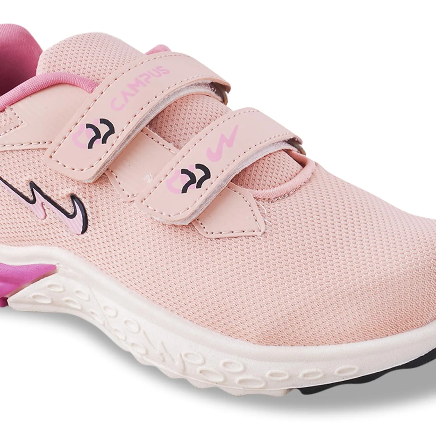 Campus Child PT-106V Peach/STRW PNK Running Shoes 5-UK/India