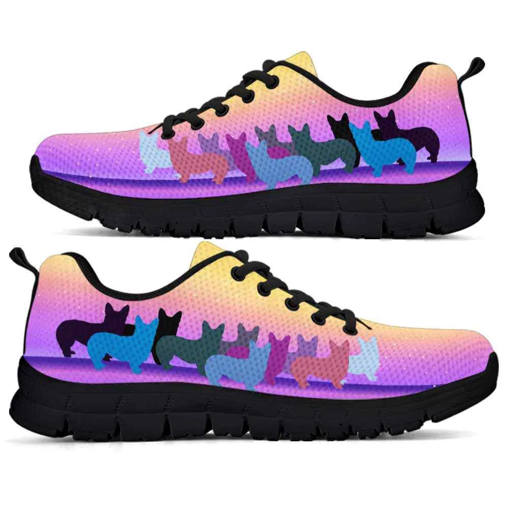 Corgi Sneaker, Corgi Sneakers Running Shoes Gift For Women Men Dog Lovers Dog Mom, Corgi Shoes