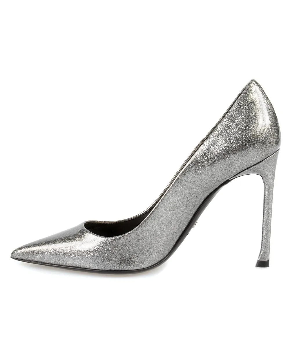 Dior Patent Calfskin Pump | Grey | 10cm