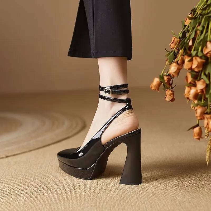 Embossed Elegance: Chic Stiletto Heels