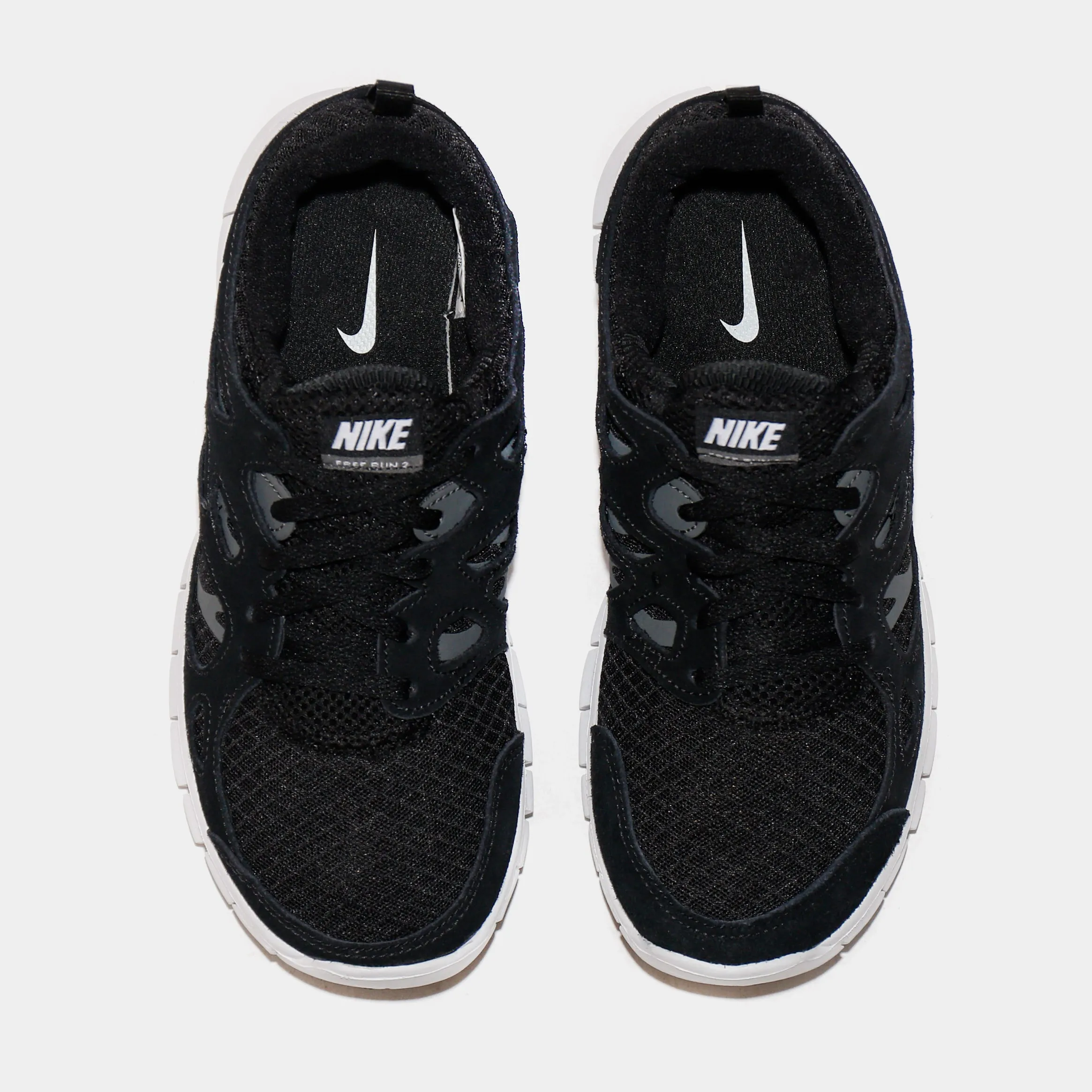 Free Run 2 Grade School Running Shoes (Black)