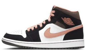 Jordan 1 Mid Peach Mocha (Women)