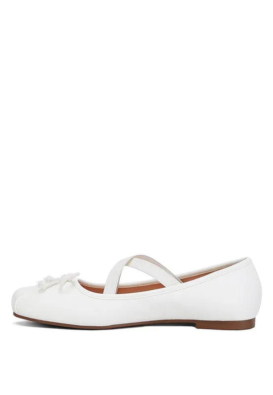 Leina Recycled Faux Leather Ballet Flats