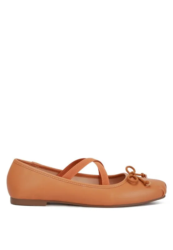 Leina Recycled Faux Leather Ballet Flats