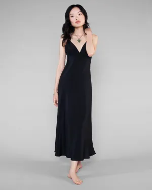 Meghan Luxe Silk Crepe Gown