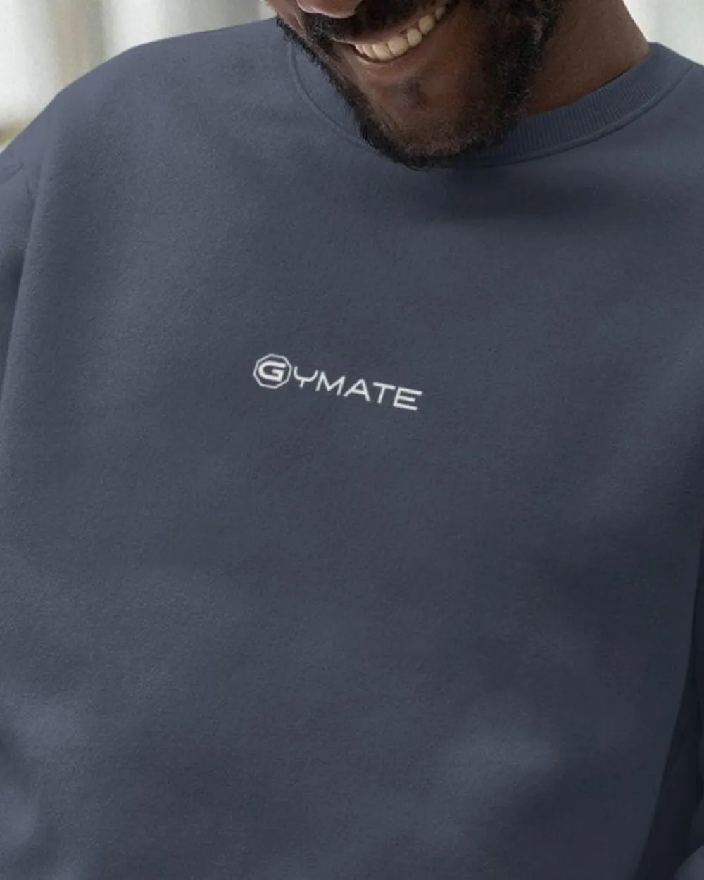 Mens Designer Sweatshirts Gymate Logo [sml/ctr]