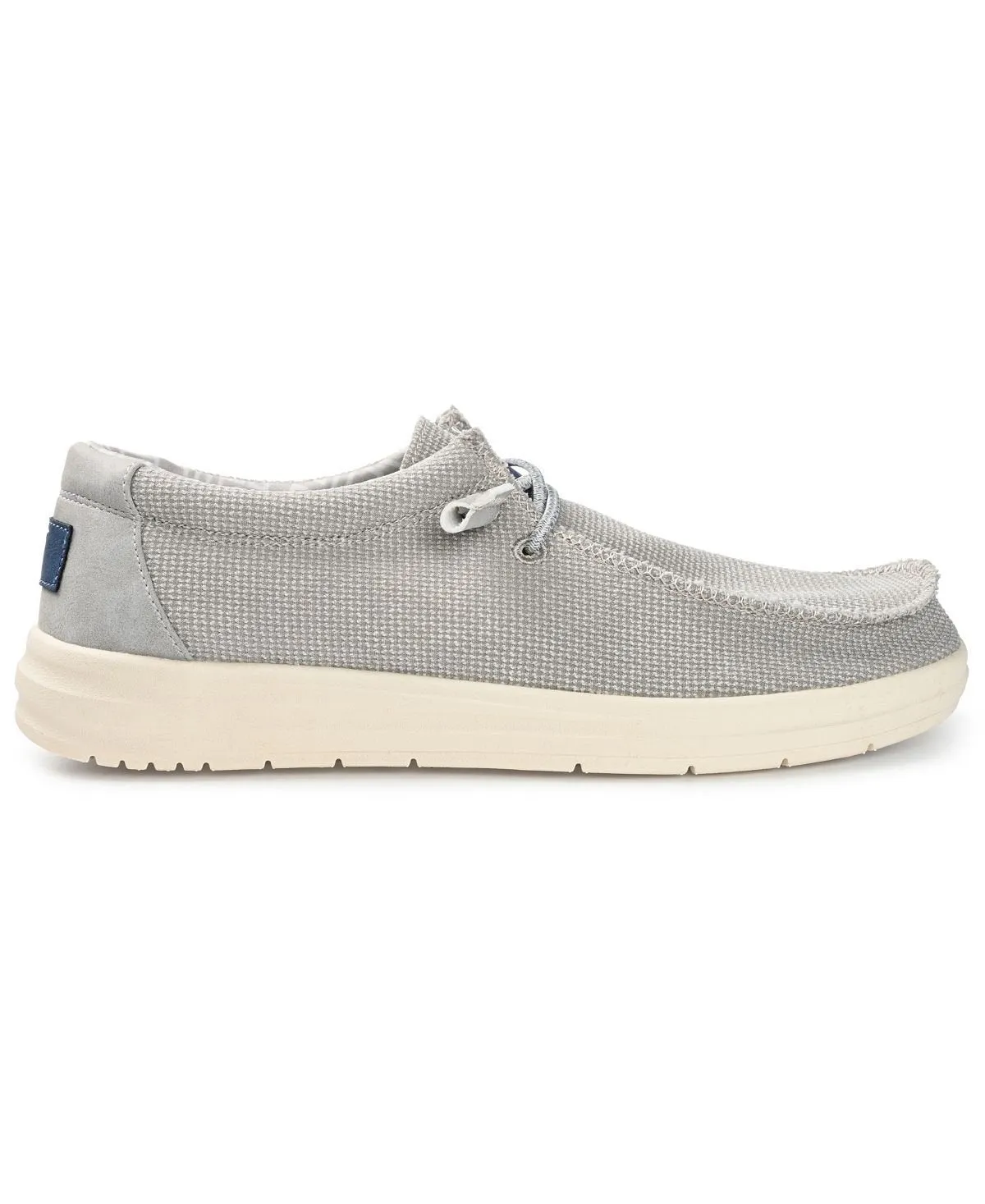 Moore Vance Co. Men's Casual Slip-On Sneakers, Gray