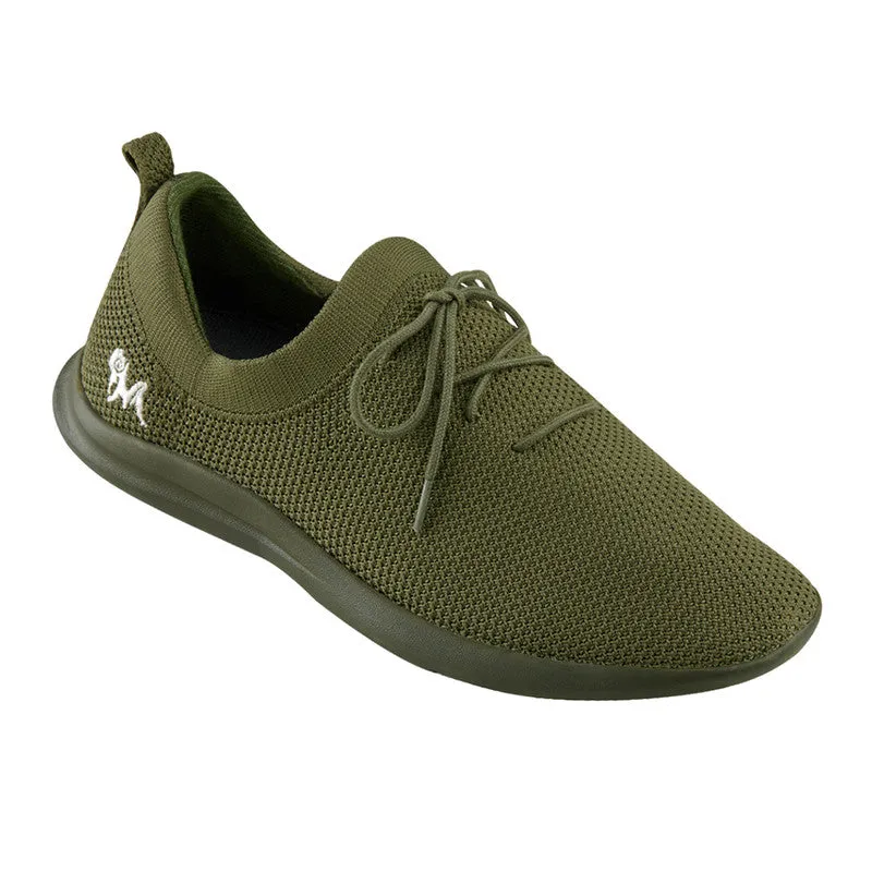 Neeman's ReLive Knit Sneakers for Men | Olive | Light-Weight & Comfortable