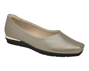 Piccadilly Ref: 147191-02 Health-Optimizing Flat Shoe with PICCADILLY MAXITHERAPY – ANVISA Certified in Metallic