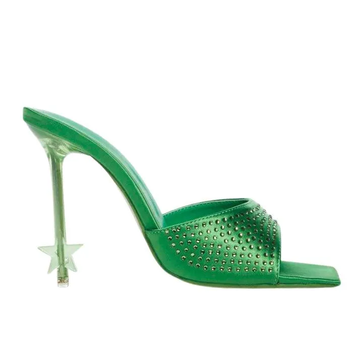 PUBLIC DESIRE - NELLY LIME HEELS