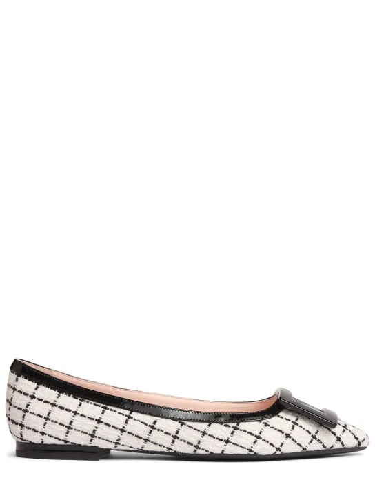 Roger Vivier   5mm Gommettine bicolor ballerina flats 