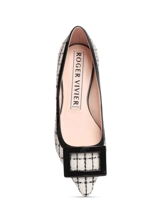 Roger Vivier   5mm Gommettine bicolor ballerina flats 