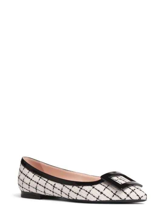 Roger Vivier   5mm Gommettine bicolor ballerina flats 