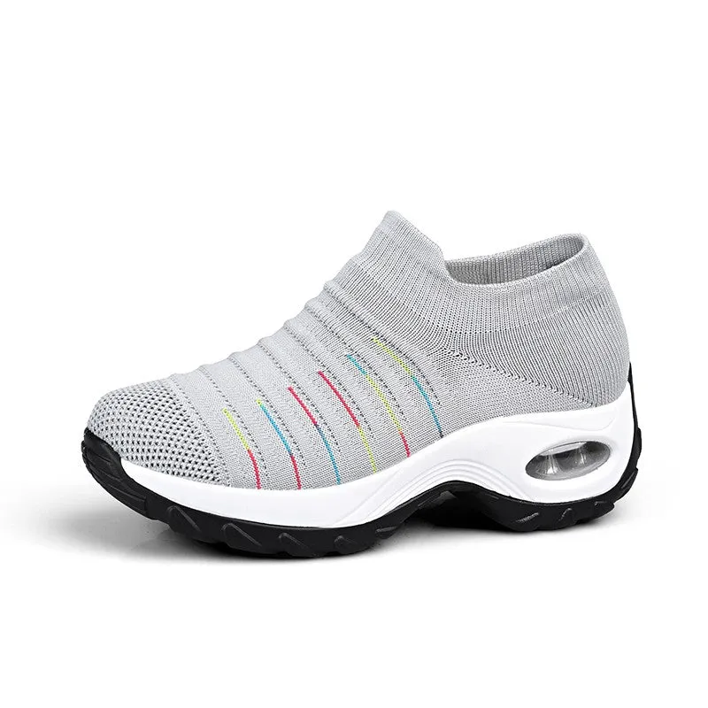 Women's air cushion joker breathable lightweight leisure sneakers