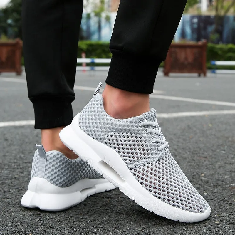 Women's mesh fabric breathable ilghtweight fashion tennis sneakers