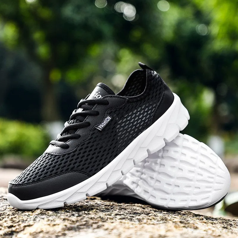 Women's mesh fabric outdoor platform leisure tennis sneakers