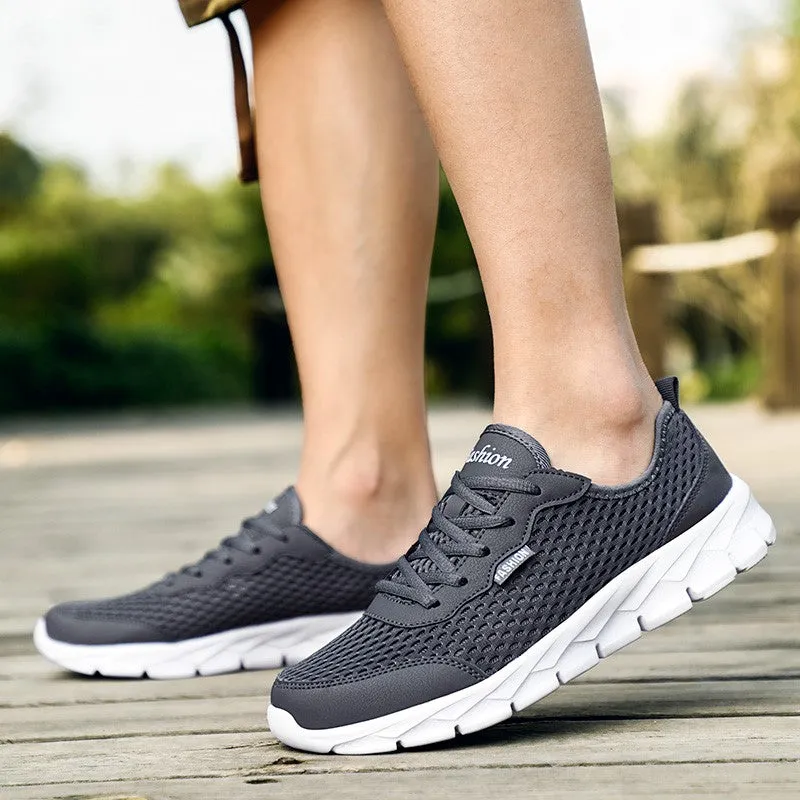 Women's mesh fabric outdoor platform leisure tennis sneakers