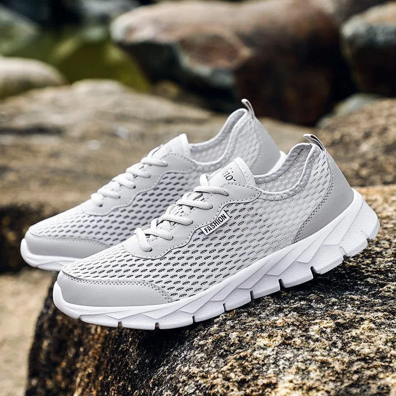 Women's mesh fabric outdoor platform leisure tennis sneakers