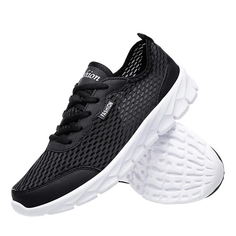 Women's mesh fabric outdoor platform leisure tennis sneakers