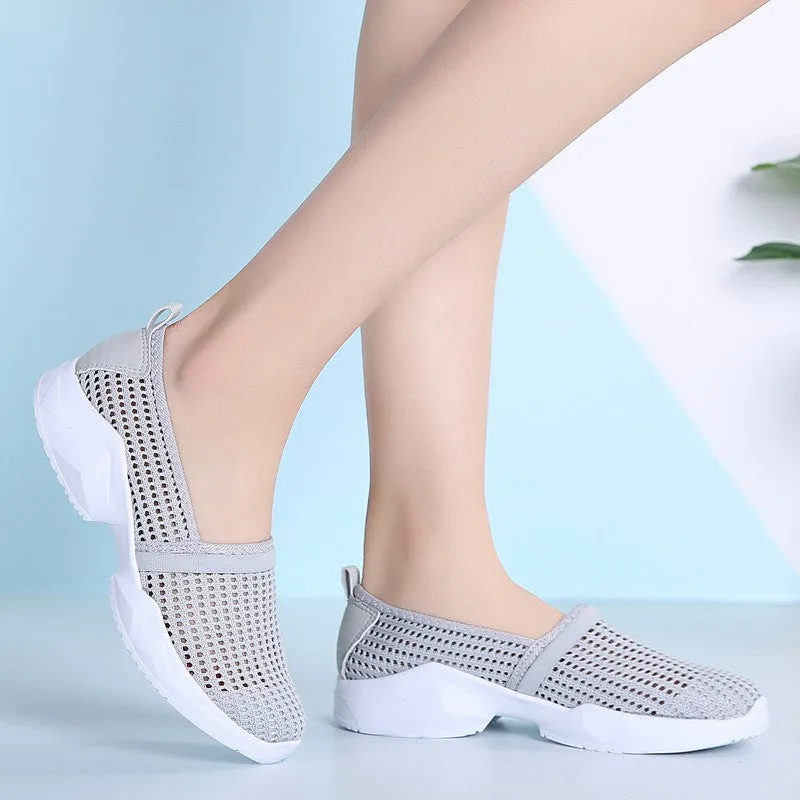 Women's summer breathable simple casual flat loafers 的副本