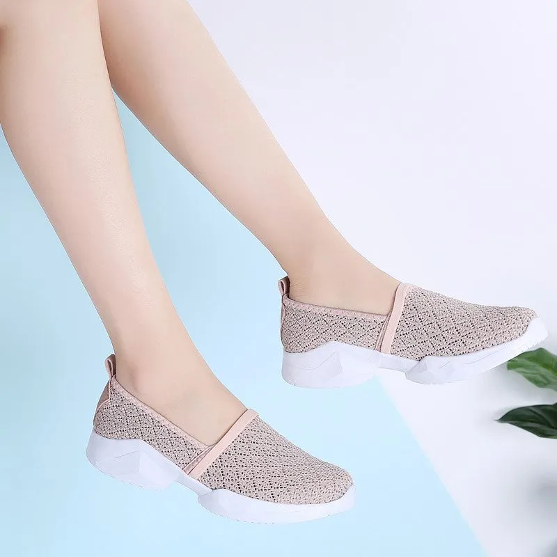 Women's summer breathable simple casual flat loafers 的副本