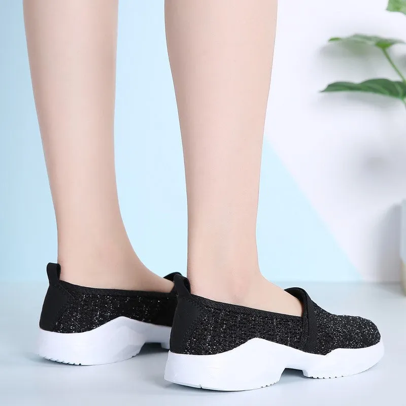 Women's summer breathable simple casual flat loafers 的副本