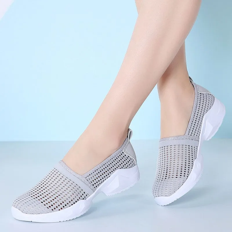 Women's summer breathable simple casual flat loafers 的副本