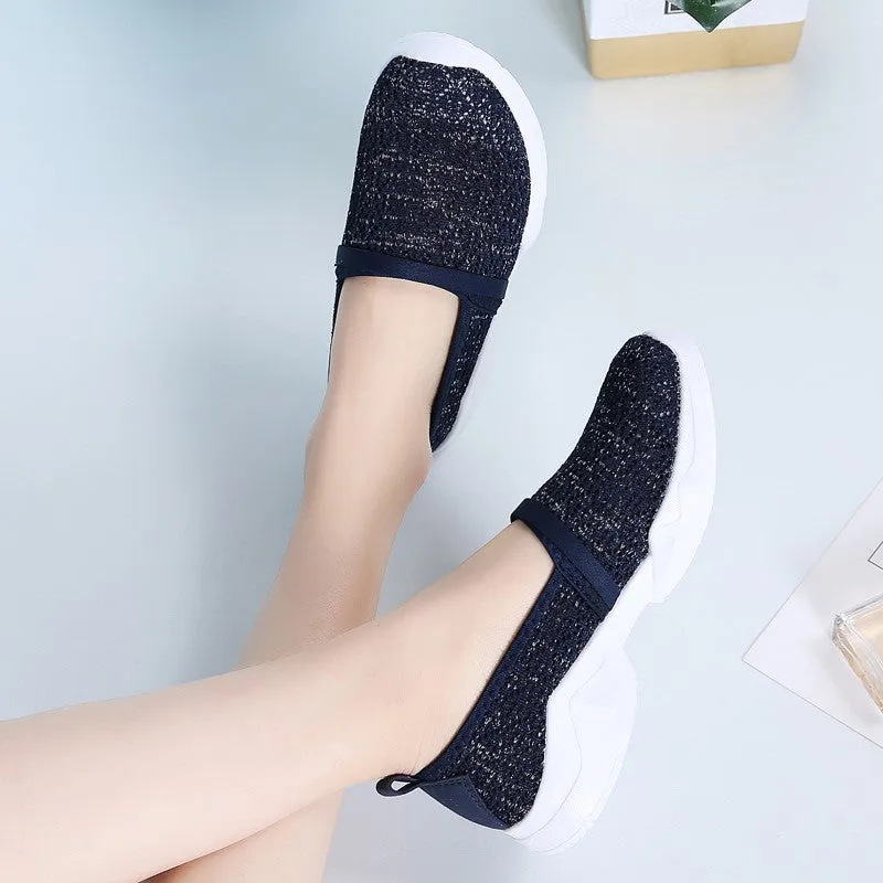 Women's summer breathable simple casual flat loafers 的副本