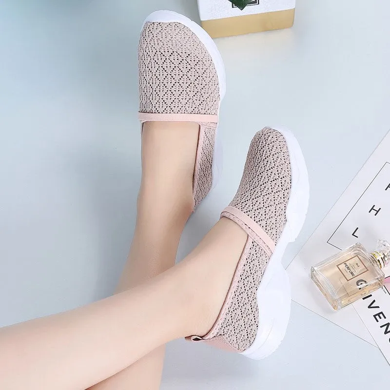 Women's summer breathable simple casual flat loafers 的副本